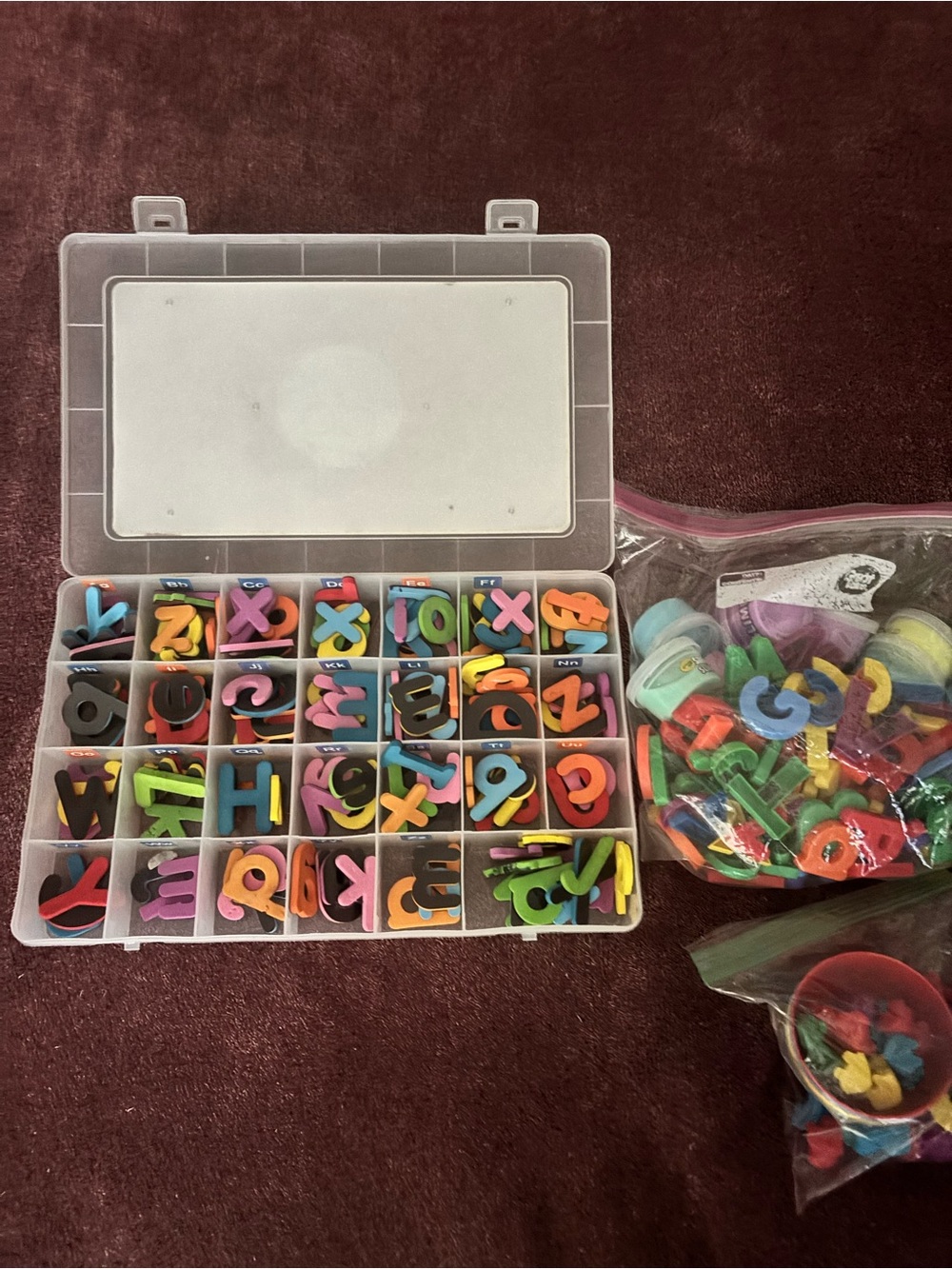 Foam Alphabet Letter Magnets Set - Multicolor